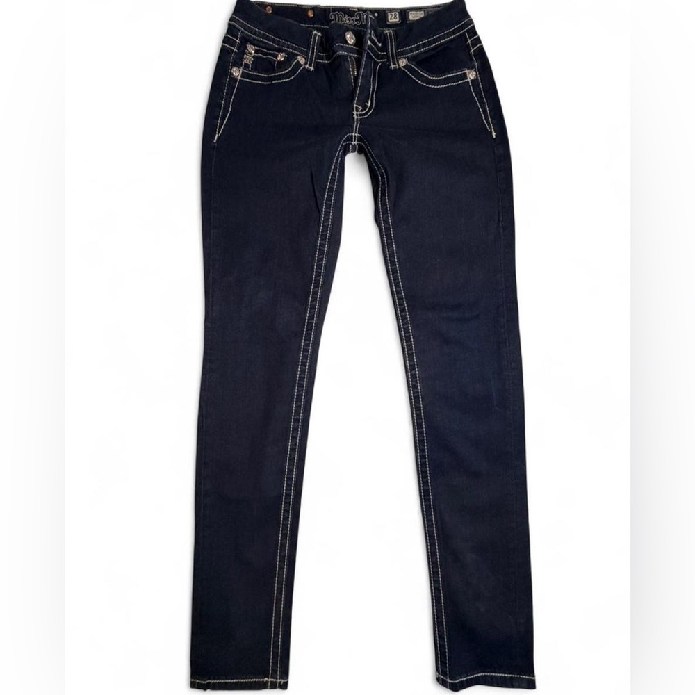 Miss Me Dark Blue Skinny Jeans
